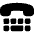 Teletype Phone Icon from Ultimate Bold Set
