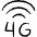 Cellular Network Wifi 4g Icon from Freehand - Free Set