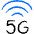 Cellular Network Wifi 5g Icon from Freehand Duotone - Free Set