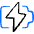Charging Battery Flash Connected Icon from Freehand Duotone - Free Set