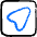 Gps Location Rectangle Icon from Freehand Duotone - Free Set