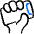 Mobile Phone Hand Hold Icon from Freehand Duotone - Free Set