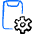 Mobilephone Action Settings Icon from Freehand Duotone - Free Set