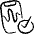Mobilephone Action Voice Approved Icon from Freehand Line - Free Set