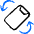 Rotate Smartphone Icon from Freehand Duotone - Free Set