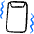 Vibrate Smartphone Icon from Freehand Duotone - Free Set