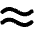 Approximate Equals Bold Icon from Phosphor Bold Set