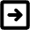 Arrow Square Right Bold Icon from Phosphor Bold Set