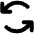 Arrows Counter Clockwise Bold Icon from Phosphor Bold Set