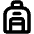 Backpack Bold Icon from Phosphor Bold Set
