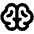 Brain Bold Icon from Phosphor Bold Set