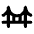 Bridge Bold Icon from Phosphor Bold Set