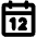 Calendar Bold Icon from Phosphor Bold Set