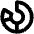 Chart Donut Bold Icon from Phosphor Bold Set