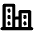 City Bold Icon from Phosphor Bold Set