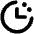 Clock Countdown Bold Icon from Phosphor Bold Set