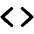 Code Simple Bold Icon from Phosphor Bold Set
