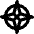 Compass Rose Bold Icon from Phosphor Bold Set