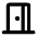 Door Open Bold Icon from Phosphor Bold Set