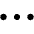 Dots Three Bold Icon from Phosphor Bold Set