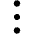 Dots Three Vertical Bold Icon from Phosphor Bold Set