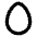 Egg Bold Icon from Phosphor Bold Set | Free Download as SVG Vector and Transparent PNG | Streamline icons