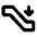 Escalator Down Bold Icon from Phosphor Bold Set