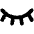 Eye Closed Bold Icon from Phosphor Bold Set