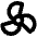 Fan Bold Icon from Phosphor Bold Set