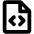 File Code Bold Icon from Phosphor Bold Set