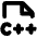 File Cpp Bold Icon from Phosphor Bold Set