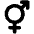 Gender Intersex Bold Icon from Phosphor Bold Set