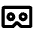 Google Cardboard Logo Bold Icon from Phosphor Bold Set