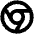 Google Chrome Logo Bold Icon from Phosphor Bold Set