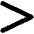 Greater Than Bold Icon from Phosphor Bold Set