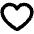 Heart Bold Icon from Phosphor Bold Set