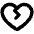 Heart Break Bold Icon from Phosphor Bold Set