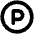 Letter Circle P Bold Icon from Phosphor Bold Set