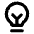 Lightbulb Filament Bold Icon from Phosphor Bold Set