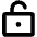 Lock Open Bold Icon from Phosphor Bold Set | Free Download as SVG Vector and Transparent PNG | Streamline icons