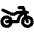 Motorcycle Bold Icon from Phosphor Bold Set
