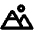 Mountains Bold Icon from Phosphor Bold Set
