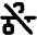 Network Slash Bold Icon from Phosphor Bold Set