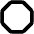 Octagon Bold Icon from Phosphor Bold Set