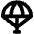 Parachute Bold Icon from Phosphor Bold Set
