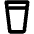Pint Glass Bold Icon from Phosphor Bold Set