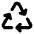 Recycle Bold Icon from Phosphor Bold Set