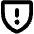 Shield Warning Bold Icon from Phosphor Bold Set | Free Download as SVG Vector and Transparent PNG | Streamline icons