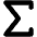 Sigma Bold Icon from Phosphor Bold Set