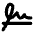 Signature Bold Icon from Phosphor Bold Set